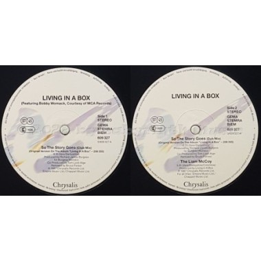 Living In A Box - So The Story Goes • 12" Vinyl Maxi • EX - Labyrinth Music