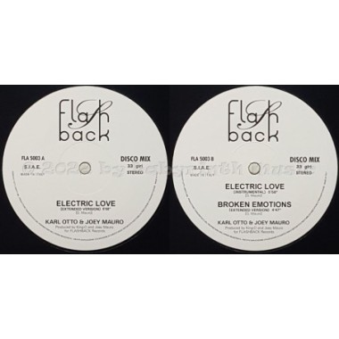 Karl Otto & Joey Mauro - Electric Love • 12" Vinyl Maxi • NM - Labyrinth Music