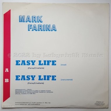 Mark Farina - Easy Life • 12" Vinyl Maxi - Labyrinth Music