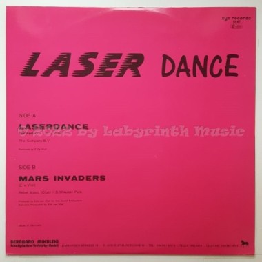 Laserdance - Laserdance • '88 Remix • 12" Vinyl Maxi • NM - Labyrinth Music