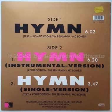 Magna Charta - Hymn • 12" Vinyl Maxi • EX - Labyrinth Music