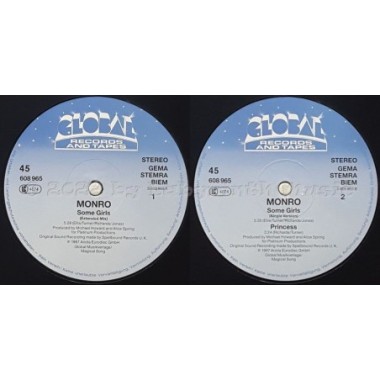 Monro - Some Girls • 12" Vinyl Maxi • EX - Labyrinth Music