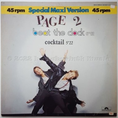 Page 2 - Beat The Clock • 12" Vinyl Maxi - Labyrinth Music
