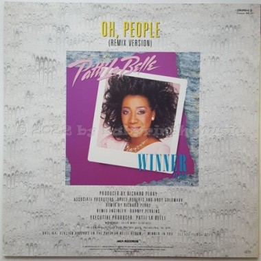 Patti Labelle - Oh People • 12" Vinyl Maxi • MINT - Labyrinth Music
