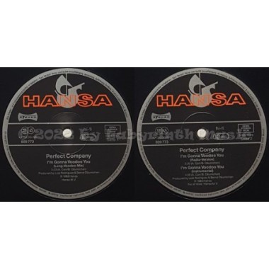 Perfect Company - I'm Gonna Voodoo You • 12" Vinyl Maxi • EX - Labyrinth Music