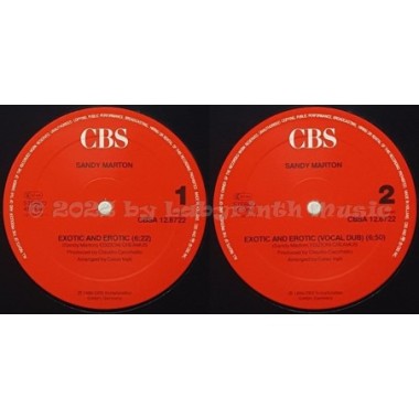 Sandy Marton - Exotic And Erotic • 12" Vinyl Maxi • EX - Labyrinth Music