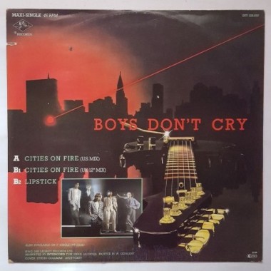 Boys Don't Cry - Cities On Fire • 12" Vinyl Maxi - Labyrinth Music