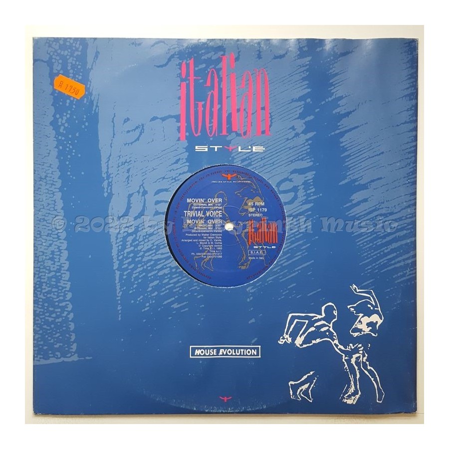 Trivial Voice - Movin' Over • 12" Vinyl Maxi - Labyrinth Music