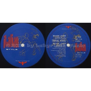 Trivial Voice - Movin' Over • 12" Vinyl Maxi - Labyrinth Music