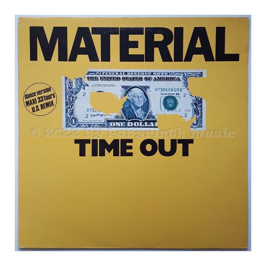 Material - Time Out • 12" Vinyl Maxi • NM - Labyrinth Music