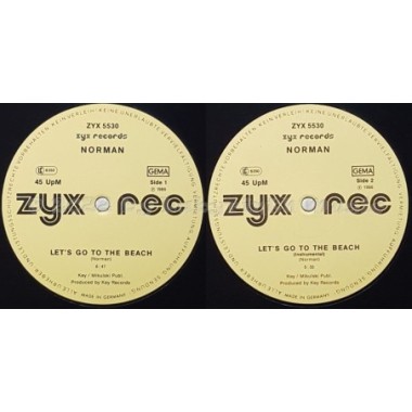 Norman - Let's Go To The Beach • 12" Vinyl Maxi - Labyrinth Music