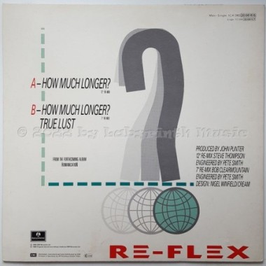 Re-Flex - How Much Longer • 12" Vinyl Maxi • EX - Labyrinth Music