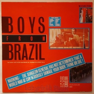 Boys From Brazil - We Don't Need No World War Iii • 12" Vinyl Maxi - Labyrinth Music
