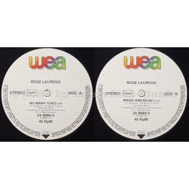 Rose Laurens - Mamy Yoko • 12" Vinyl Maxi • EX - Labyrinth Music