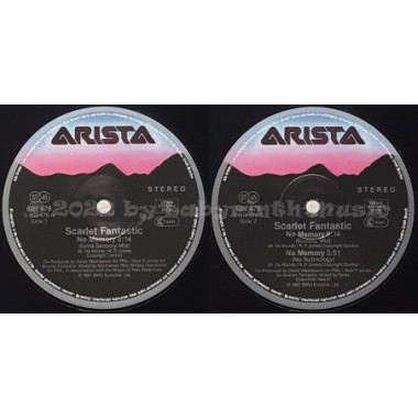 Scarlet Fantastic - No Memory • 12" Vinyl Maxi - Labyrinth Music