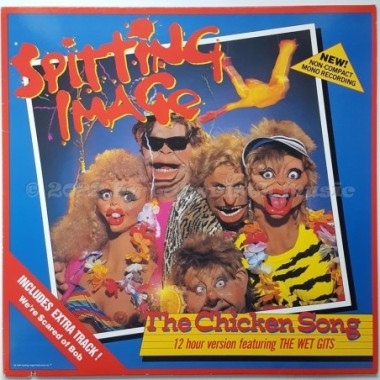 Spitting Image - The Chicken Song • 12" Vinyl Maxi • NM - Labyrinth Music
