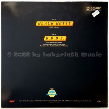 Stag - Black Betty • 12" Vinyl Maxi • EX - Labyrinth Music
