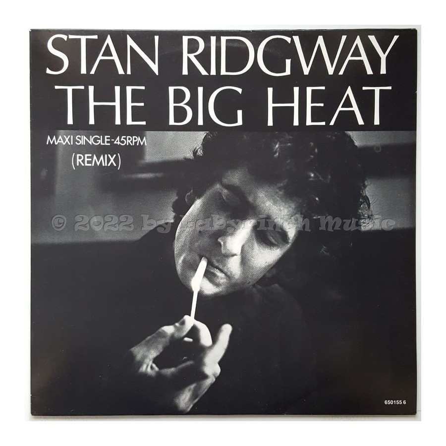 Stan Ridgway - The Big Heat • Remix • 12" Vinyl Maxi • NM - Labyrinth Music