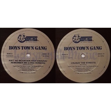 Boys Town Gang - Ain't No Mountain High Enough • 12" Vinyl Maxi - Labyrinth Music