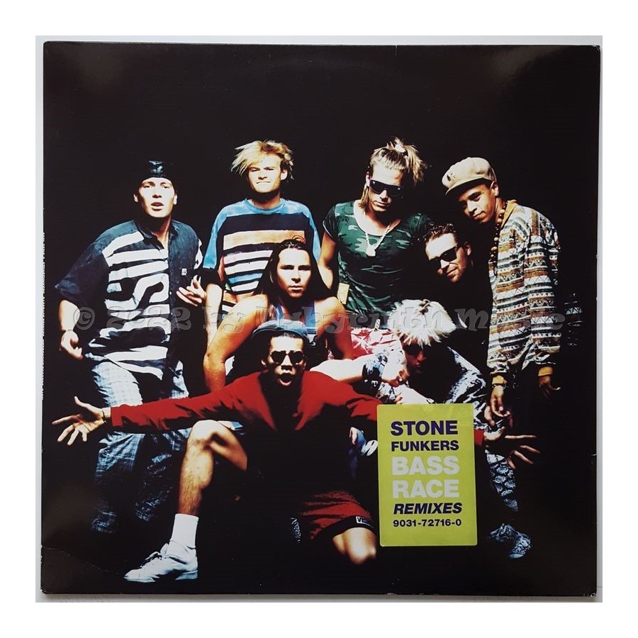 Stonefunkers - Bassrace • 12" Vinyl Maxi • EX - Labyrinth Music