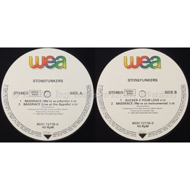 Stonefunkers - Bassrace • 12" Vinyl Maxi • EX - Labyrinth Music