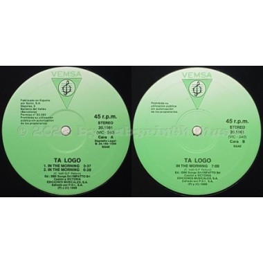 Ta Logo - In The Morning • 12" Vinyl Maxi - Labyrinth Music