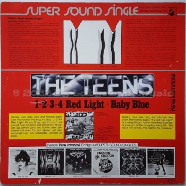 The Teens - 1-2-3-4 Red Light • 12" Vinyl Maxi - Labyrinth Music