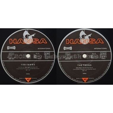 The Teens - 1-2-3-4 Red Light • 12" Vinyl Maxi - Labyrinth Music