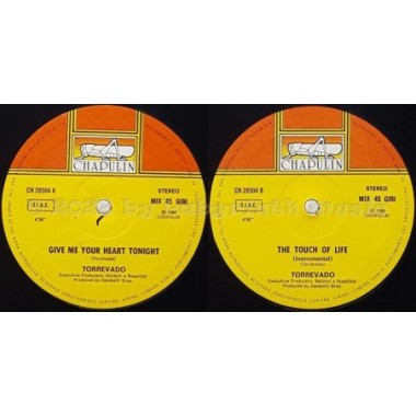 Torrevado - Give Me Your Heart Tonight • 12" Vinyl Maxi • EX - Labyrinth Music