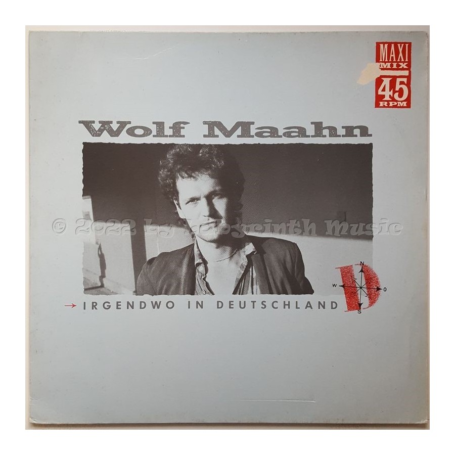 Wolf Maahn - Irgendwo In Deutschland • 12" Vinyl Maxi - Labyrinth Music