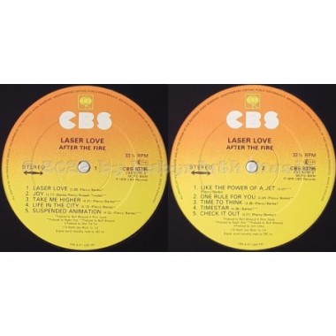 After The Fire - Laser Love • 12" Vinyl LP • MINT - Labyrinth Music