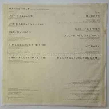 Blancmange - Mange Tout • 12" Vinyl LP • MINT - Labyrinth Music