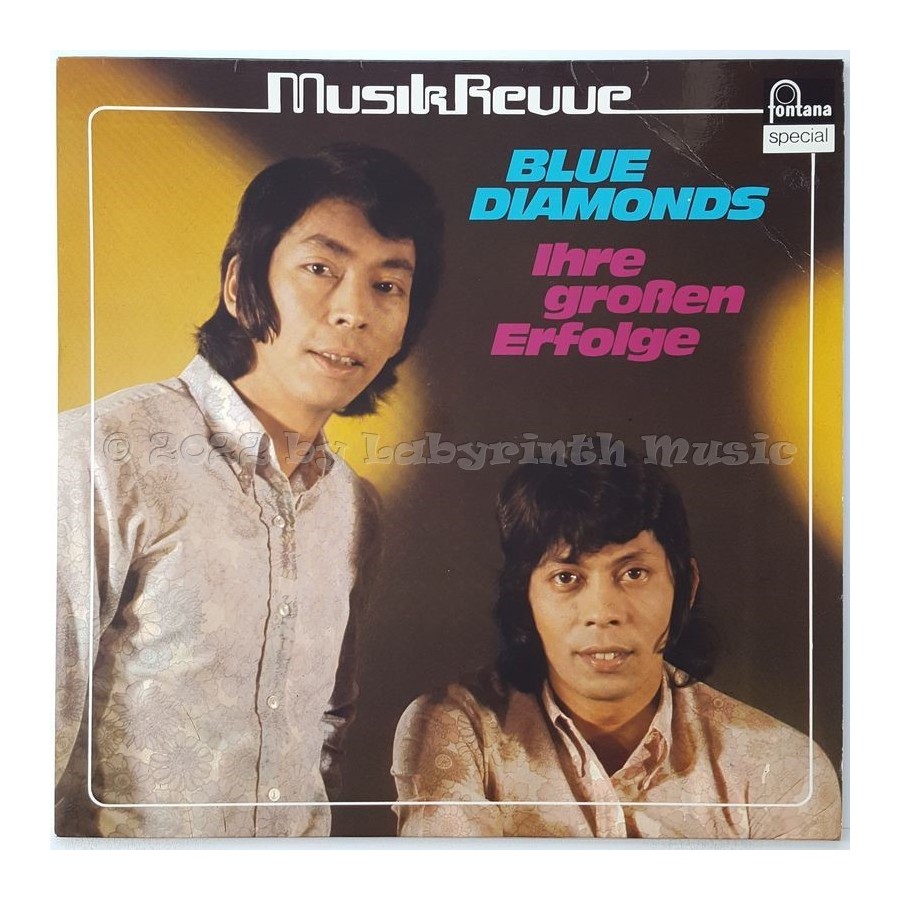 The Blue Diamonds - Ihre Grossen Erfolge • 12" Vinyl LP • EX - Labyrinth Music