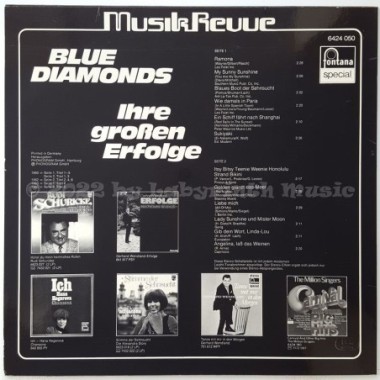 The Blue Diamonds - Ihre Grossen Erfolge • 12" Vinyl LP • EX - Labyrinth Music