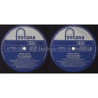 The Blue Diamonds - Ihre Grossen Erfolge • 12" Vinyl LP • EX - Labyrinth Music