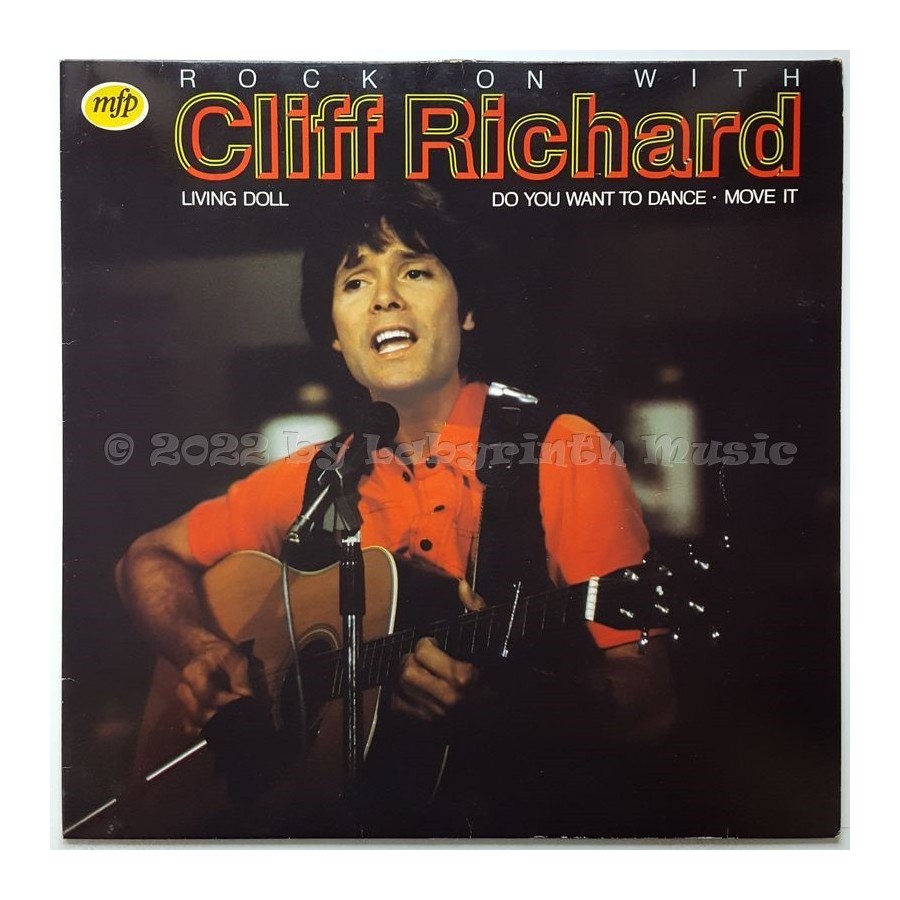 Cliff Richard - Rock On With Cliff Richard • 12" Vinyl LP - Labyrinth Music