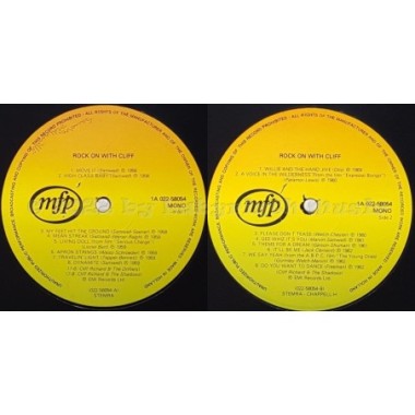 Cliff Richard - Rock On With Cliff Richard • 12" Vinyl LP - Labyrinth Music