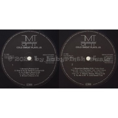 Cold Sweat - Plays J.B. • 12" Vinyl LP • EX - Labyrinth Music