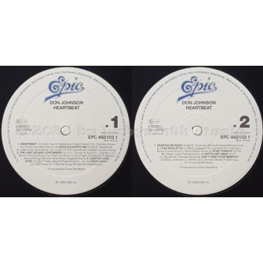 Don Johnson - Heartbeat • 12" Vinyl LP • NM - Labyrinth Music