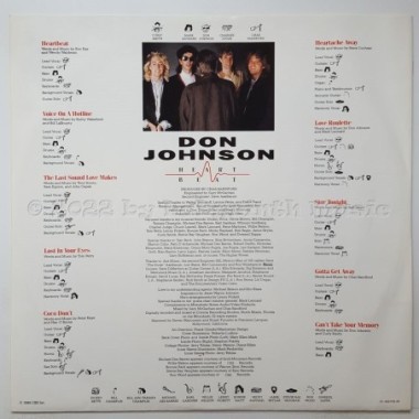 Don Johnson - Heartbeat • 12" Vinyl LP • NM - Labyrinth Music