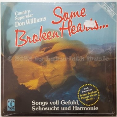 Don Williams - Some Broken Hearts • 12" Vinyl LP • MINT - Labyrinth Music