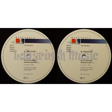 B-Pozitive - Love Is Like Oxygen • 12" Vinyl Maxi - Labyrinth Music