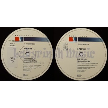 B-Pozitive - Time Goes By • 12" Vinyl Maxi • EX - Labyrinth Music