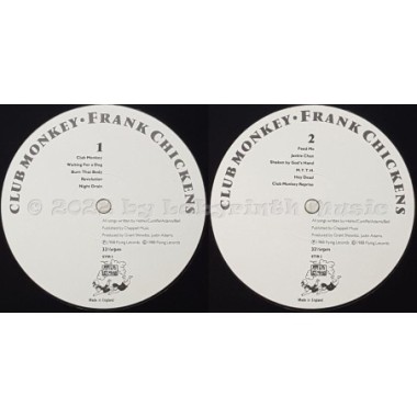 Frank Chickens - Club Monkey • 12" Vinyl LP • MINT - Labyrinth Music
