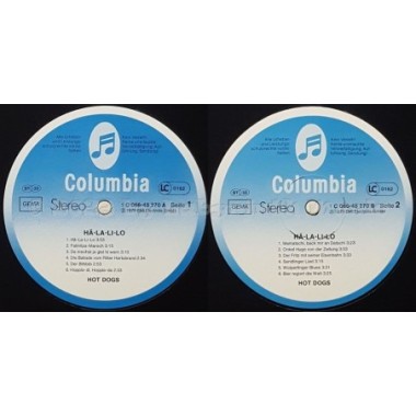 Hot Dogs - Hä-La-Li-Lo • 12" Vinyl LP • MINT - Labyrinth Music