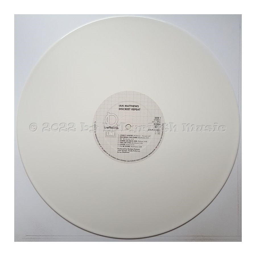 Ian Matthews - Discreet Repeat • 12" Vinyl LP • MINT - Labyrinth Music