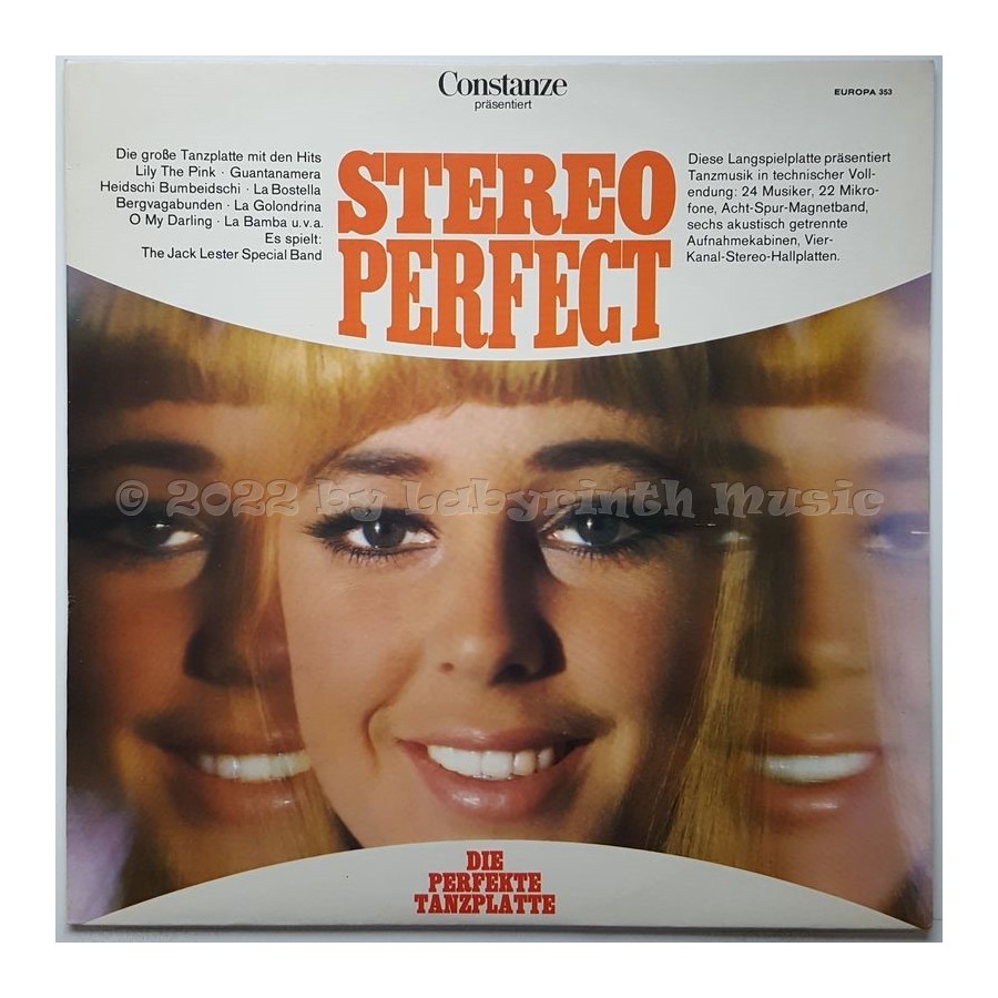 The Jack Lester Special Band - Stereo Perfect • 12" Vinyl LP • NM - Labyrinth Music