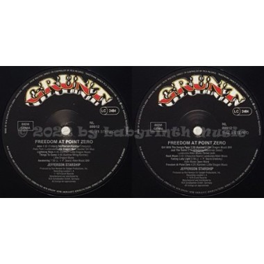 Jefferson Starship - Freedom At Point Zero • 12" Vinyl LP • NM - Labyrinth Music