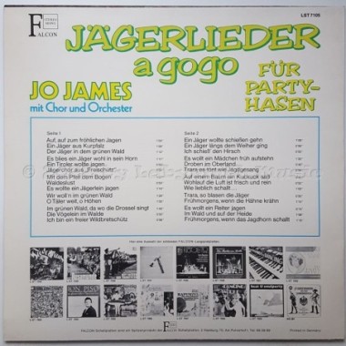 Jo James Mit Chor Und Orchester - Jägerlieder A Gogo Für Party-Hasen • 12" Vinyl LP • MINT - Labyrinth Music