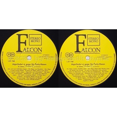 Jo James Mit Chor Und Orchester - Jägerlieder A Gogo Für Party-Hasen • 12" Vinyl LP • MINT - Labyrinth Music